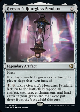 🔥 Gerrard's Hourglass Pendant Dominaria United- Commander Decks